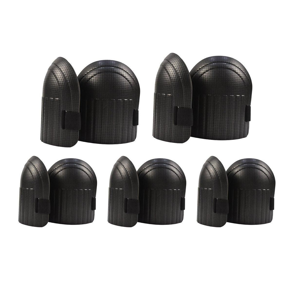 Professional Knee Pads for Construction Flooring Tiling Knee Protection Gear - Black